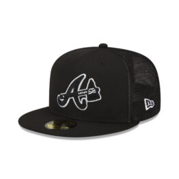 New Era 59Fifty Atlanta Braves Batting Practice 2023 Fitted Hat Black
