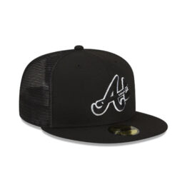 New Era 59Fifty Atlanta Braves Batting Practice 2023 Fitted Hat Black