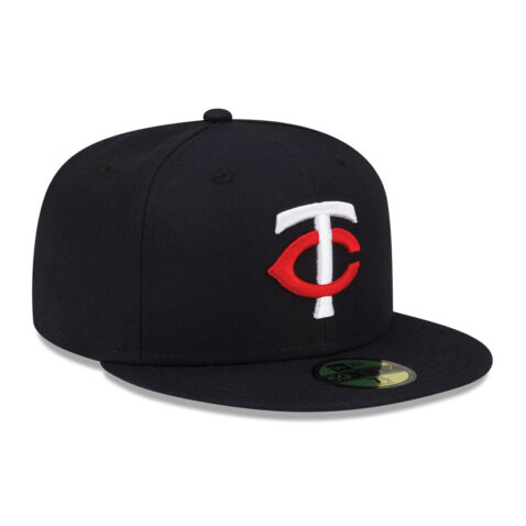 New Era 59Fifty Authentic Collection Minnesota Twins Home Fitted Hat Navy 2