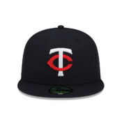 New Era 59Fifty Authentic Collection Minnesota Twins Home Fitted Hat Navy 3