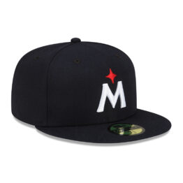 New Era 59Fifty Minnesota Twins Road Away Authentic Collection On Field Fitted Hat Navy