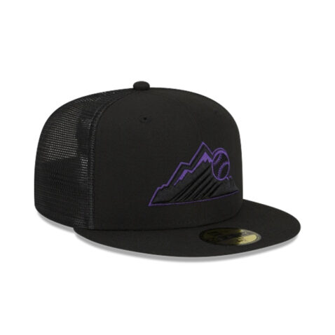 New Era 59Fifty Colorado Rockies Batting Practice 2023 Fitted Hat Black 3