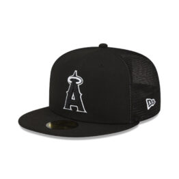 New Era 59Fifty Los Angeles Angels Batting Practice 2023 Fitted Hat Black