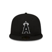 New Era 59Fifty Los Angeles Angels Batting Practice 2023 Fitted Hat Black 2
