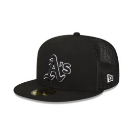 New Era 59Fifty Oakland Athletics Batting Practice 2023 Fitted Hat Black