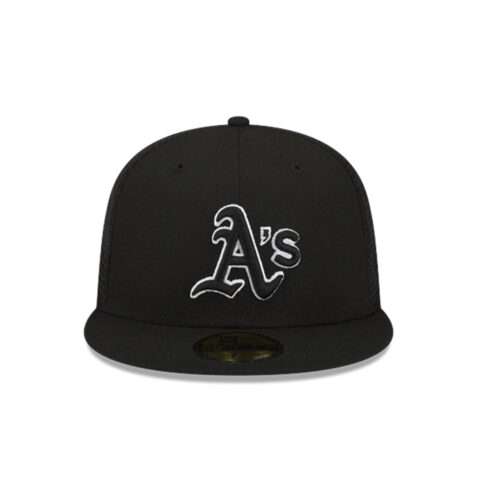 New Era 59Fifty Oakland Athletics Batting Practice 2023 Fitted Hat Black 2