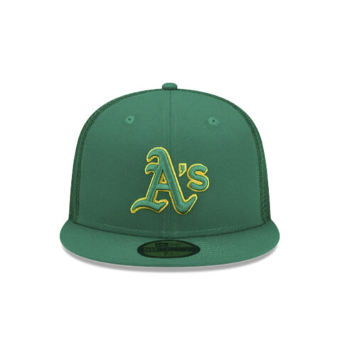 New Era 59Fifty Oakland Athletics Batting Practice 2023 Fitted Hat Green 2