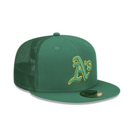 New Era 59Fifty Oakland Athletics Batting Practice 2023 Fitted Hat Green