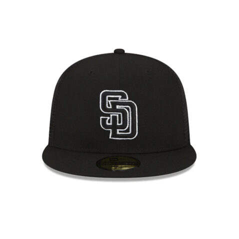 New Era 59Fifty San Diego Padres Batting Practice 2023 Fitted Hat Black 2