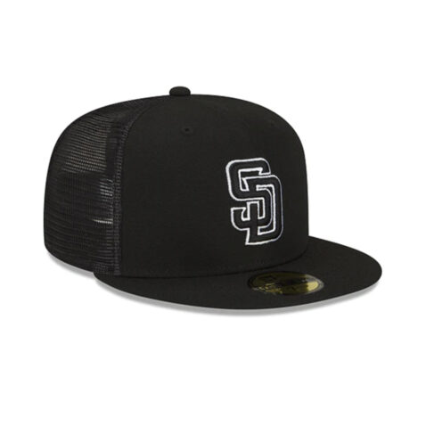 New Era 59Fifty San Diego Padres Batting Practice 2023 Fitted Hat Black 3