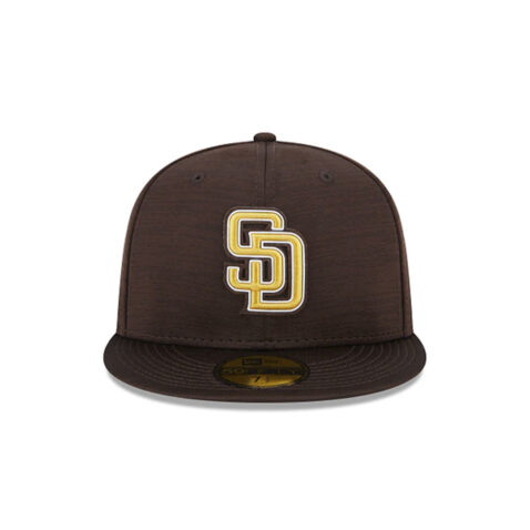 New Era 59Fifty San Diego Padres Clubhouse 2023 Fitted Hat Burnt Wood Brown 3