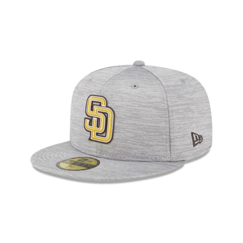 New Era 59Fifty San Diego Padres Clubhouse 2023 Fitted Hat Grey 1