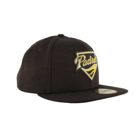 New Era 59Fifty San Diego Padres Clubhouse ALT 2023 Fitted Hat Burnt Wood Brown 2