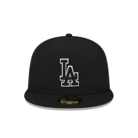 New Era Los Angeles Dodgers Batting Practice 2023 Fitted Hat Black 3