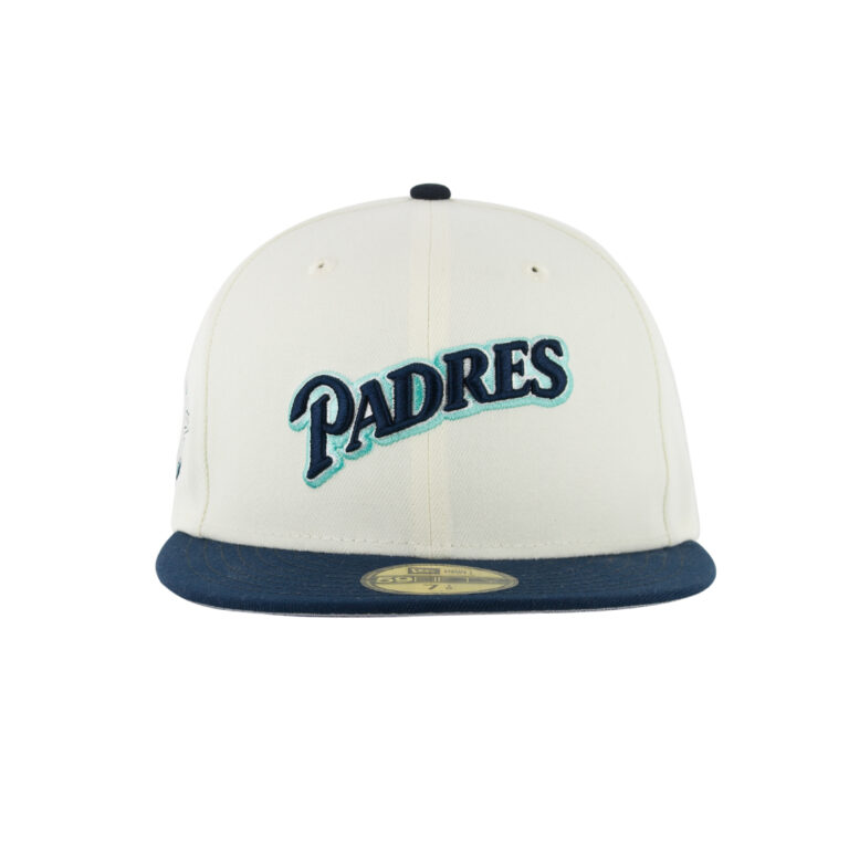 New Era x Billion Creation 59Fifty San Diego Padres West Coast Vibes Chrome White Oceanside Blue Fitted Hat 1 New Era x Billion Creation 59Fifty San Diego Padres West Coast Vibes Chrome White Oceanside Blue Fitted Hat 1