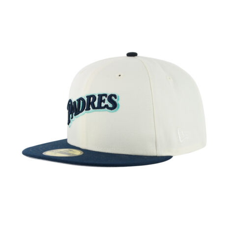New Era x Billion Creation 59Fifty San Diego Padres West Coast Vibes Chrome White Oceanside Blue Fitted Hat 2