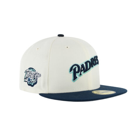 New Era x Billion Creation 59Fifty San Diego Padres West Coast Vibes Chrome White Oceanside Blue Fitted Hat 3