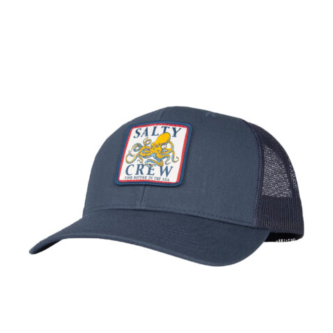 Salty Crew Ink Slinger Retro Trucker Hat Navy