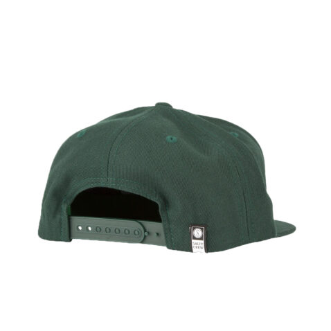 Salty Crew Red Rock 6 Panel Snapback Hat Spruce Back