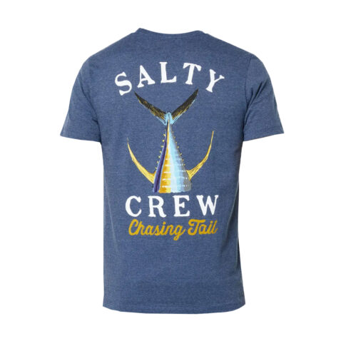 Salty Crew Tailed Standard Short Sleeve T-Shirt Navy Heather Back