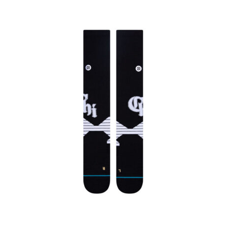 Stance Chicago White Sox City Connect Socks Black Front