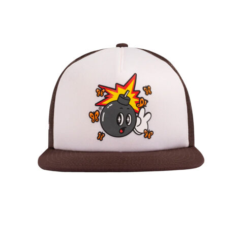 The Hundreds Butterfly Adam Snapback Hat Brown Front
