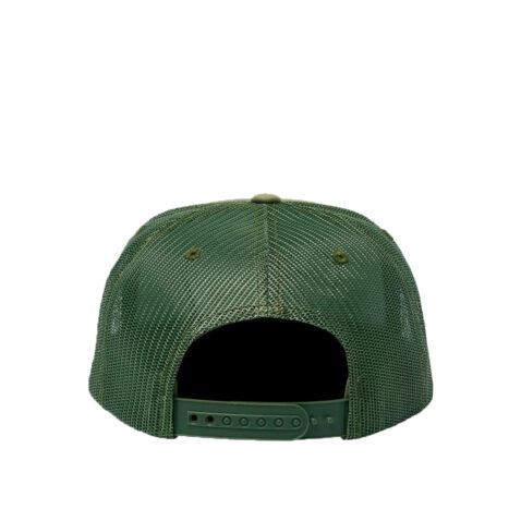 Brixton Peace Shield MP Trucker Hat Olive Surplus Back