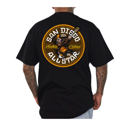 Dyse One San Diego Champ Short Sleeve T-Shirt Black Back
