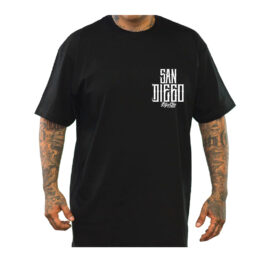 Dyse One San Diego Collage Short Sleeve T-Shirt Black