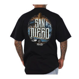 Dyse One San Diego Collage Short Sleeve T-Shirt Black