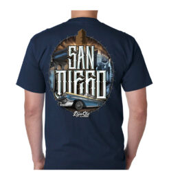 Dyse One San Diego Collage Short Sleeve T-Shirt Navy
