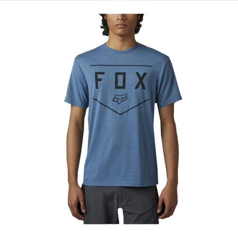 FOX Shield Tech Short Sleeve T-Shirt Dark Slate