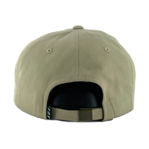 Fox Caved In Strapback Hat Taupe Back