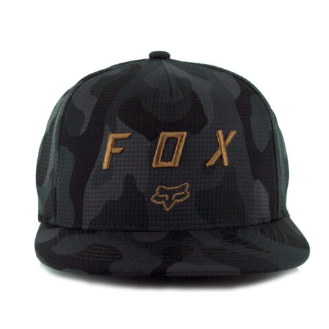 Fox Vzns Camo Tech Snapback Hat Black Camo