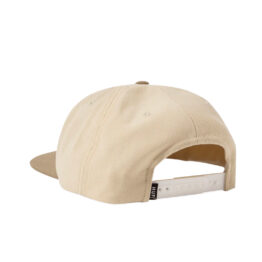 HUF Arch Logo Snapback Hat Cream