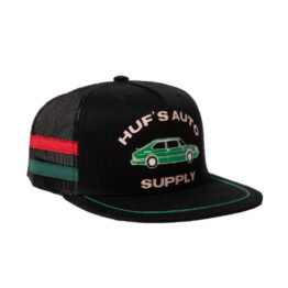 HUF Auto Supply Trucker Hat Black