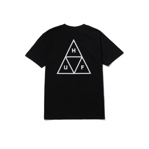 HUF Set Triple Triangle Short Sleeve T-Shirt Black Back