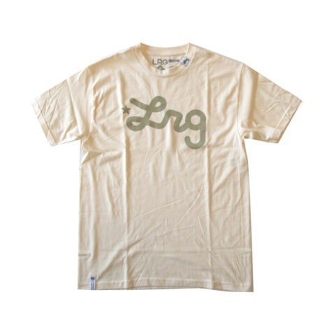 LRG Western Script Short Sleeve T-Shirt Cream