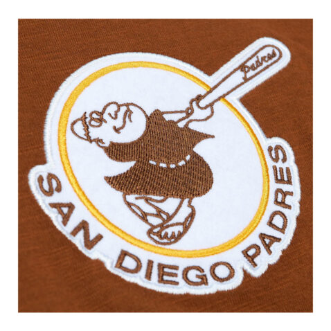 Mitchell & Ness San Diego Padres Legendary Slub Hoodie Brown