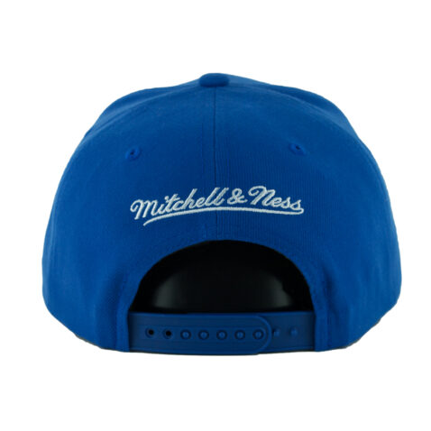 Mitchell & Ness Tampa Bay Lightning Team Ground 2.0 Snapback Hat Blue Back