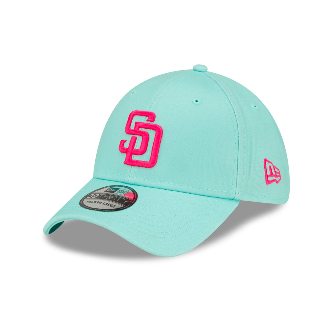 New Era 39Thirty San Diego Padres City Connect Team Classic Stretch Fit Hat  Mint - Billion Creation