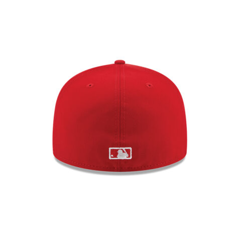 New Era 59Ffity Los Angeles Angels of Anaheim Botanical Quickturn Fitted Hat Red Back