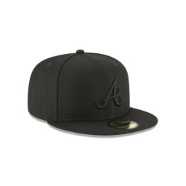 New Era 59Fifty Atlanta Braves Fitted Hat Blackout