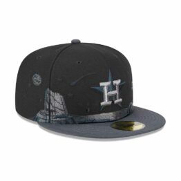 New Era 59Fifty Houston Astros Planetary Fitted Hat Black