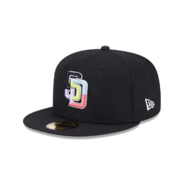 New Era 59Fifty San Diego Padres Color Pack Multi Fitted Hat Black