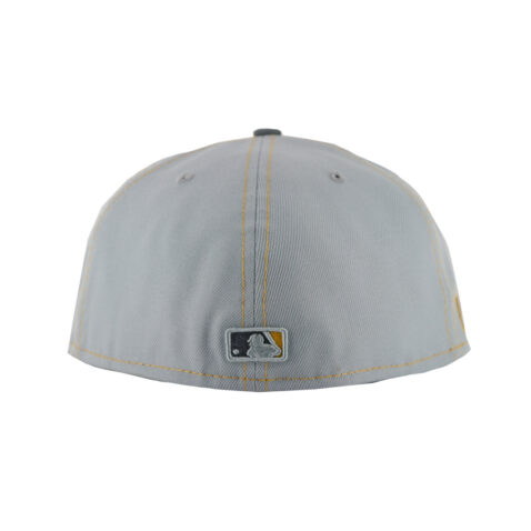 New Era 59Fifty San Diego Padres Gray Pop Fitted Hat Grey Back