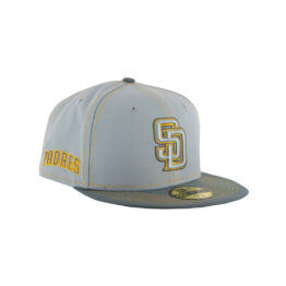 New Era 59Fifty San Diego Padres Gray Pop Fitted Hat Grey