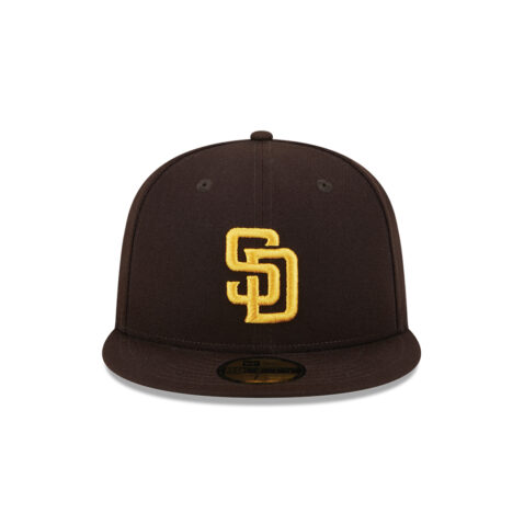 New Era 59Fifty San Diego Padres Since 1969 Fitted Hat Burnt Wood Brown Front