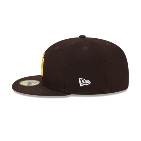 New Era 59Fifty San Diego Padres Since 1969 Fitted Hat Burnt Wood Brown Left