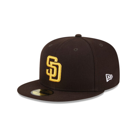 New Era 59Fifty San Diego Padres Since 1969 Fitted Hat Burnt Wood Brown Left Front